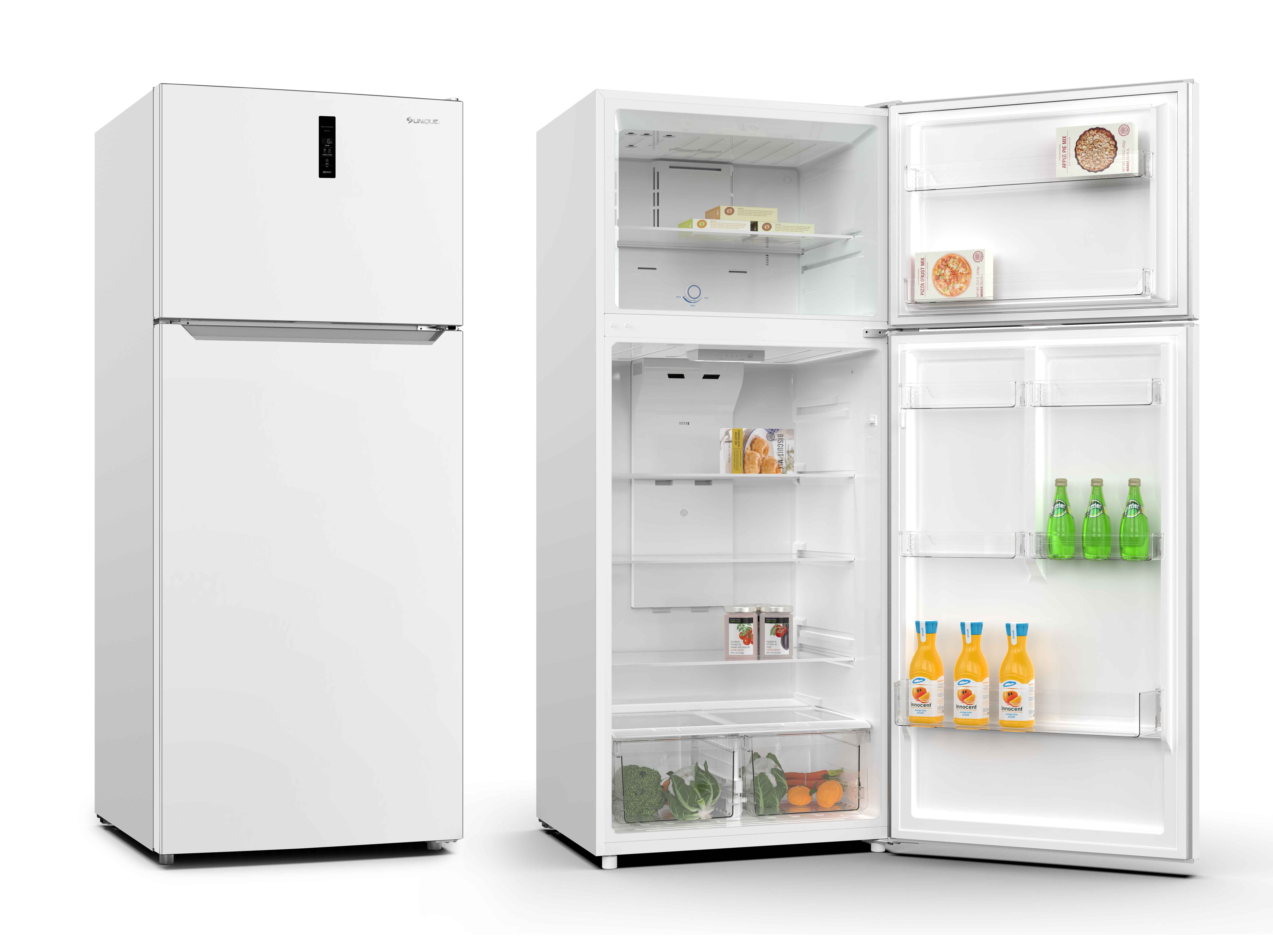 UN-585W-4D/UN-585S-4D - UNIQUE Frost-free Refrigerator-Freezer